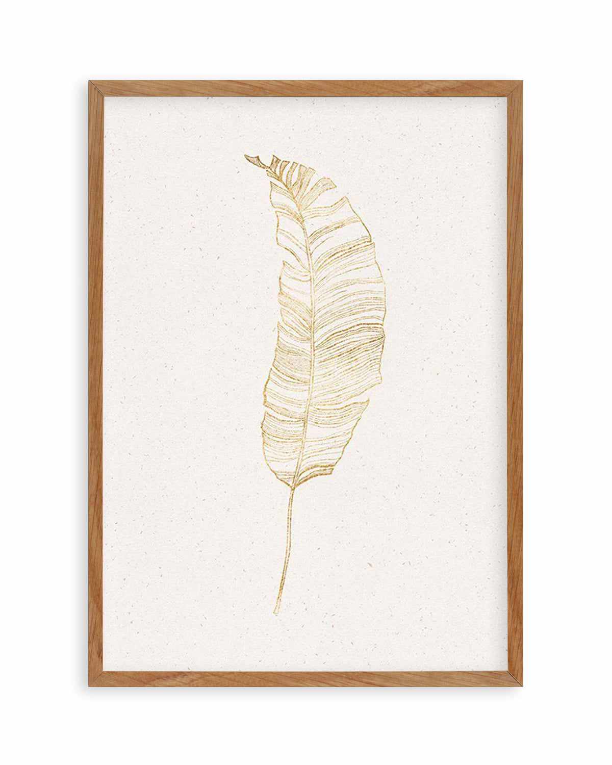 Gold Palm II Art Print