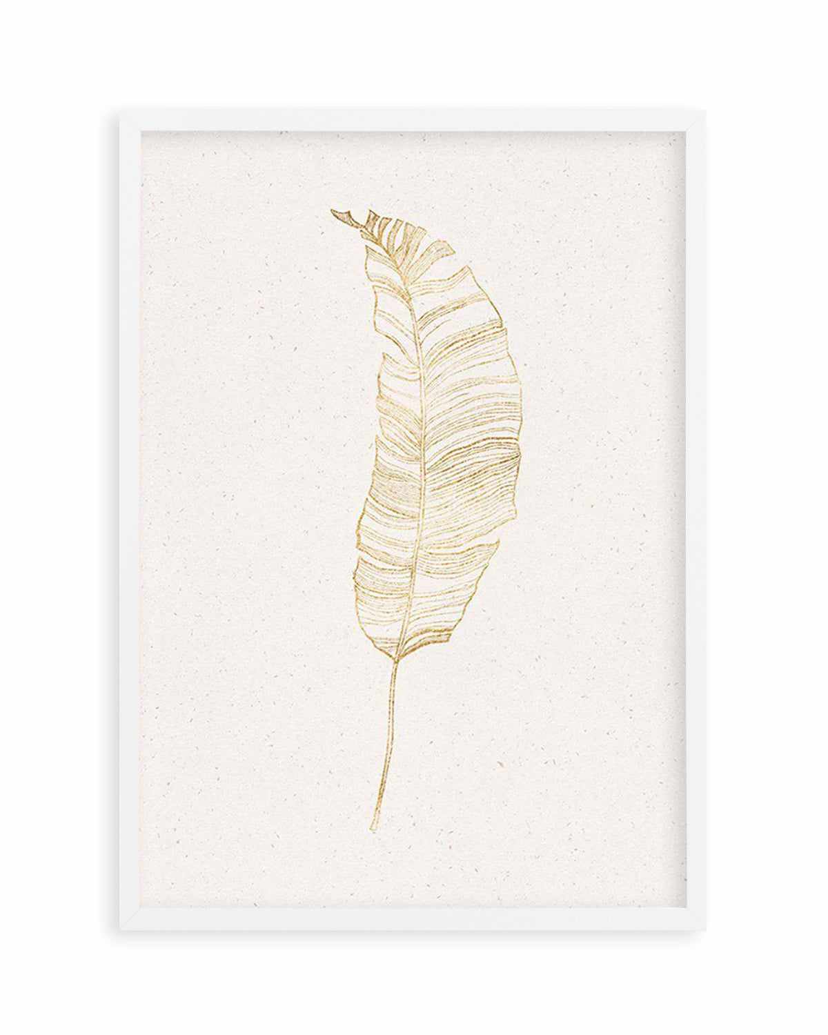 Gold Palm II Art Print