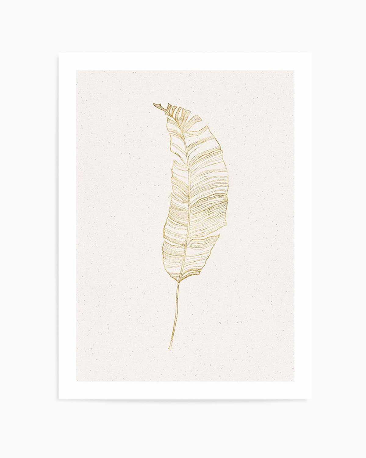 Gold Palm II Art Print