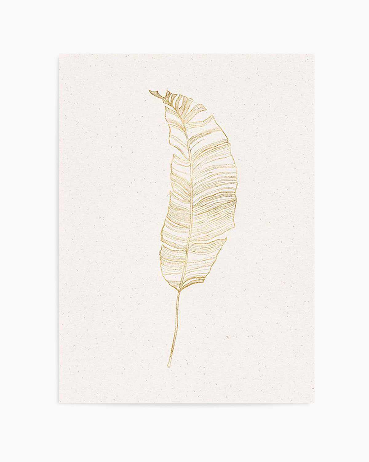 Gold Palm II Art Print