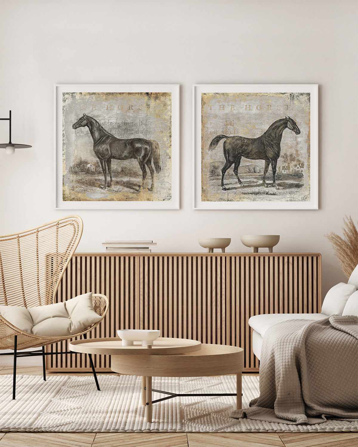 Gold Stallion II Art Print