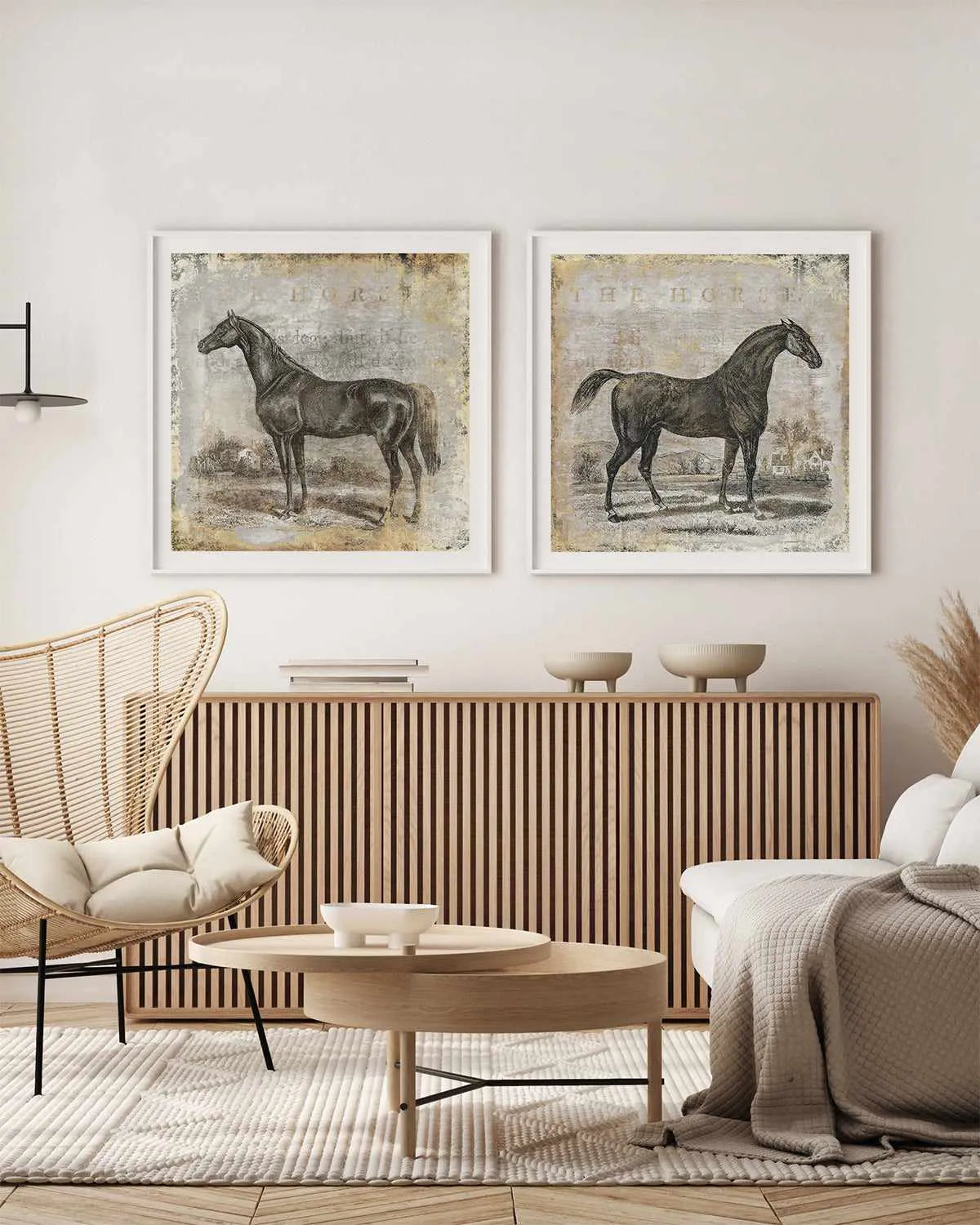 Gold Stallion II Art Print from Olive et Oriel where you can shop wallpaper and artworks online