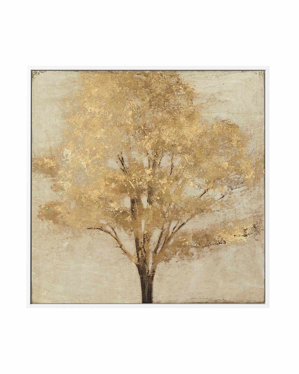 Gold Umber | Framed Canvas Art Print