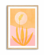 Golden Agave Sunset By Kristian Gallagher | Art Print