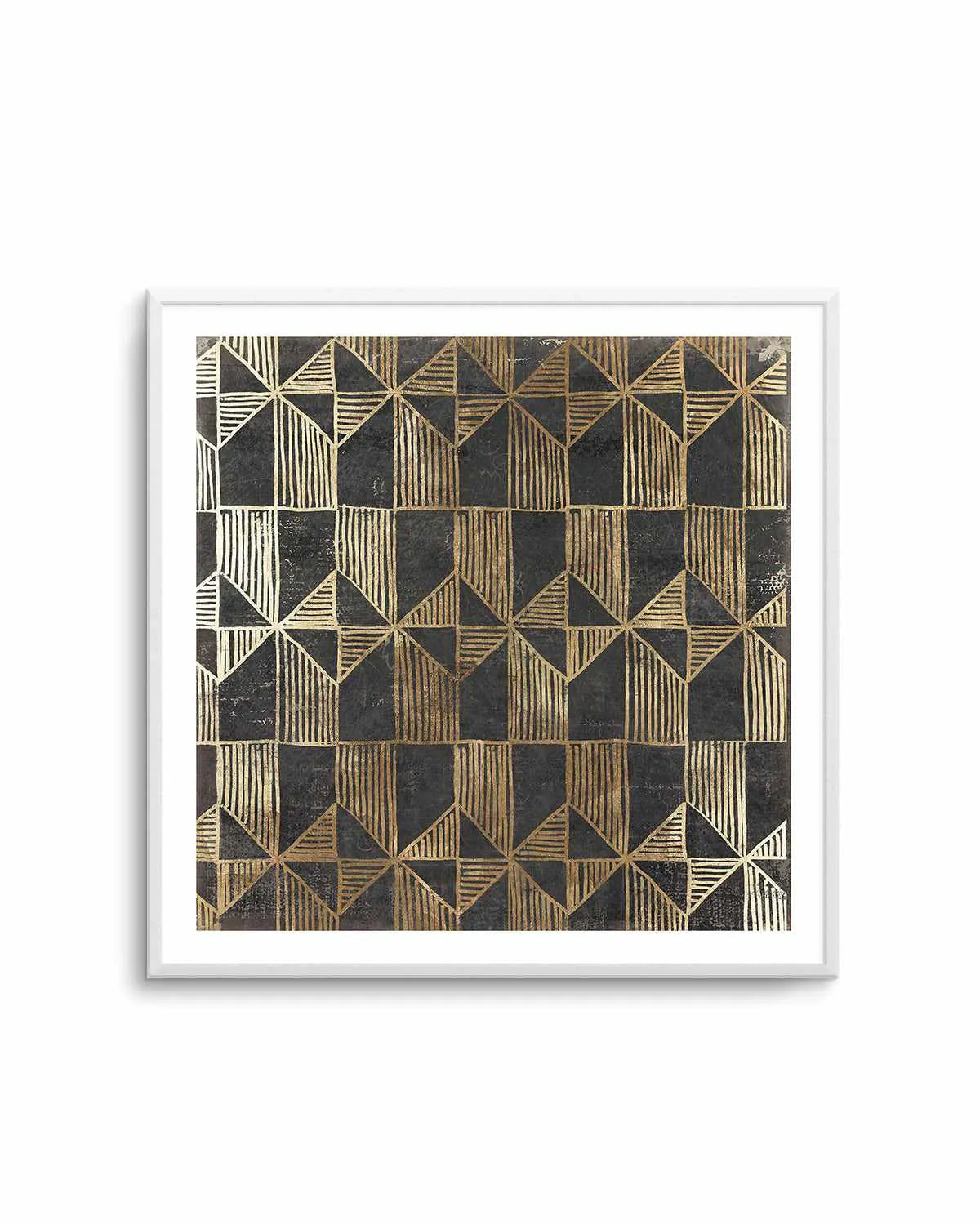 Golden Art Deco I Art Print from Olive et Oriel where you can shop wallpaper and artworks online