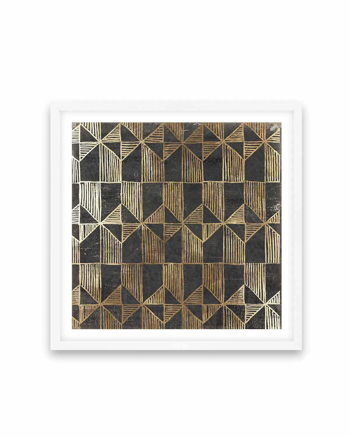 Golden Art Deco I Art Print from Olive et Oriel where you can shop wallpaper and artworks online