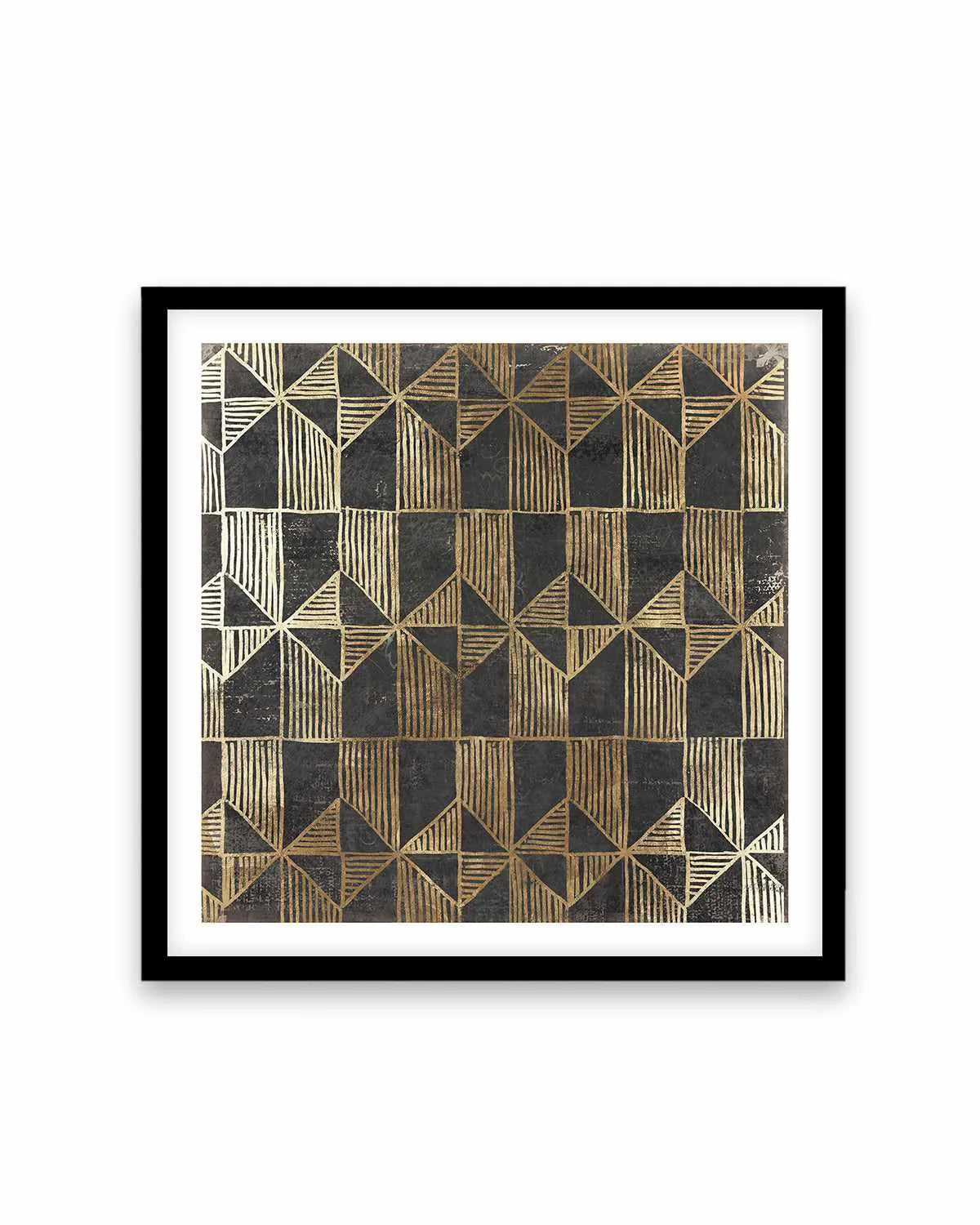 Golden Art Deco I Art Print from Olive et Oriel where you can shop wallpaper and artworks online