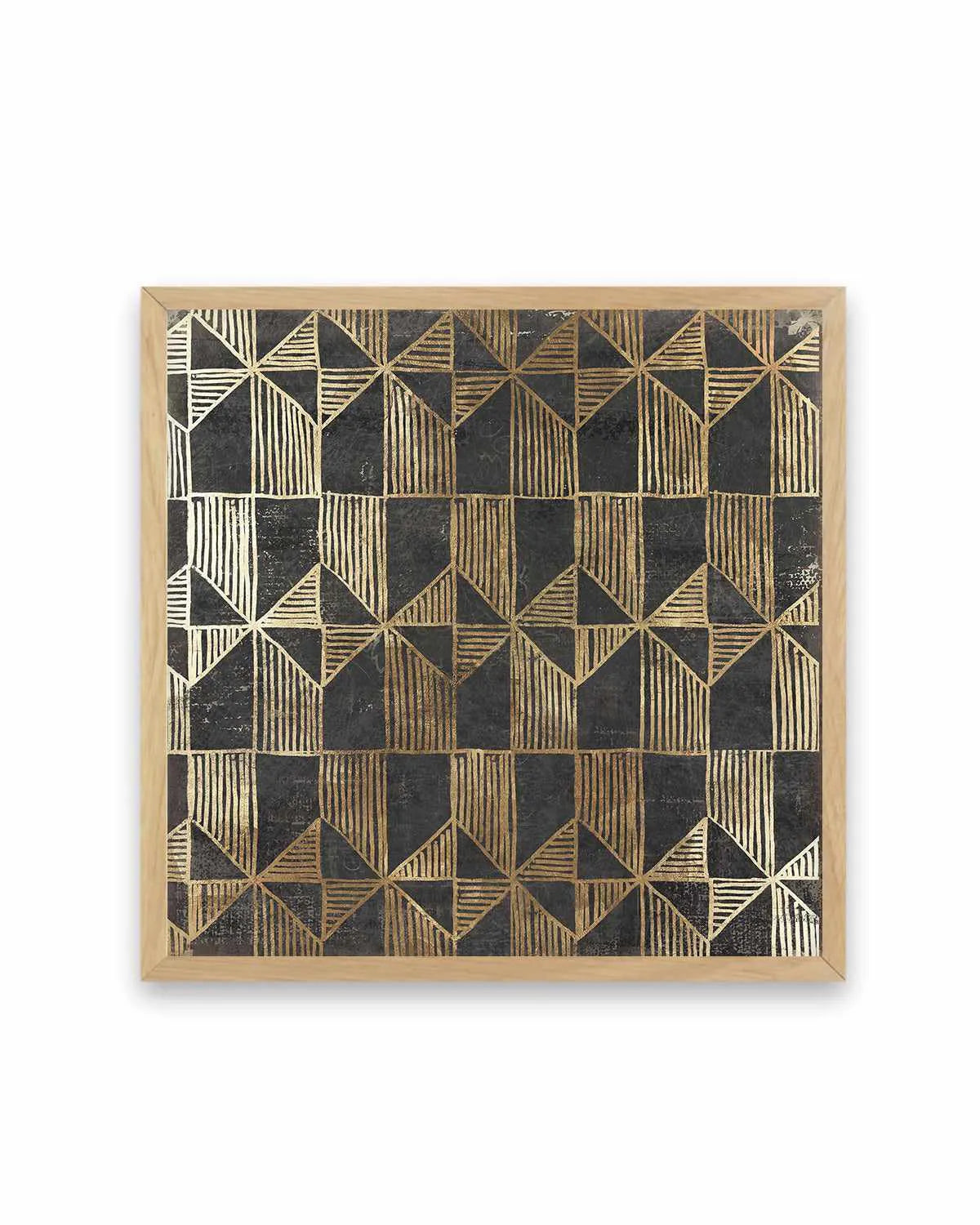 Golden Art Deco I Art Print from Olive et Oriel where you can shop wallpaper and artworks online