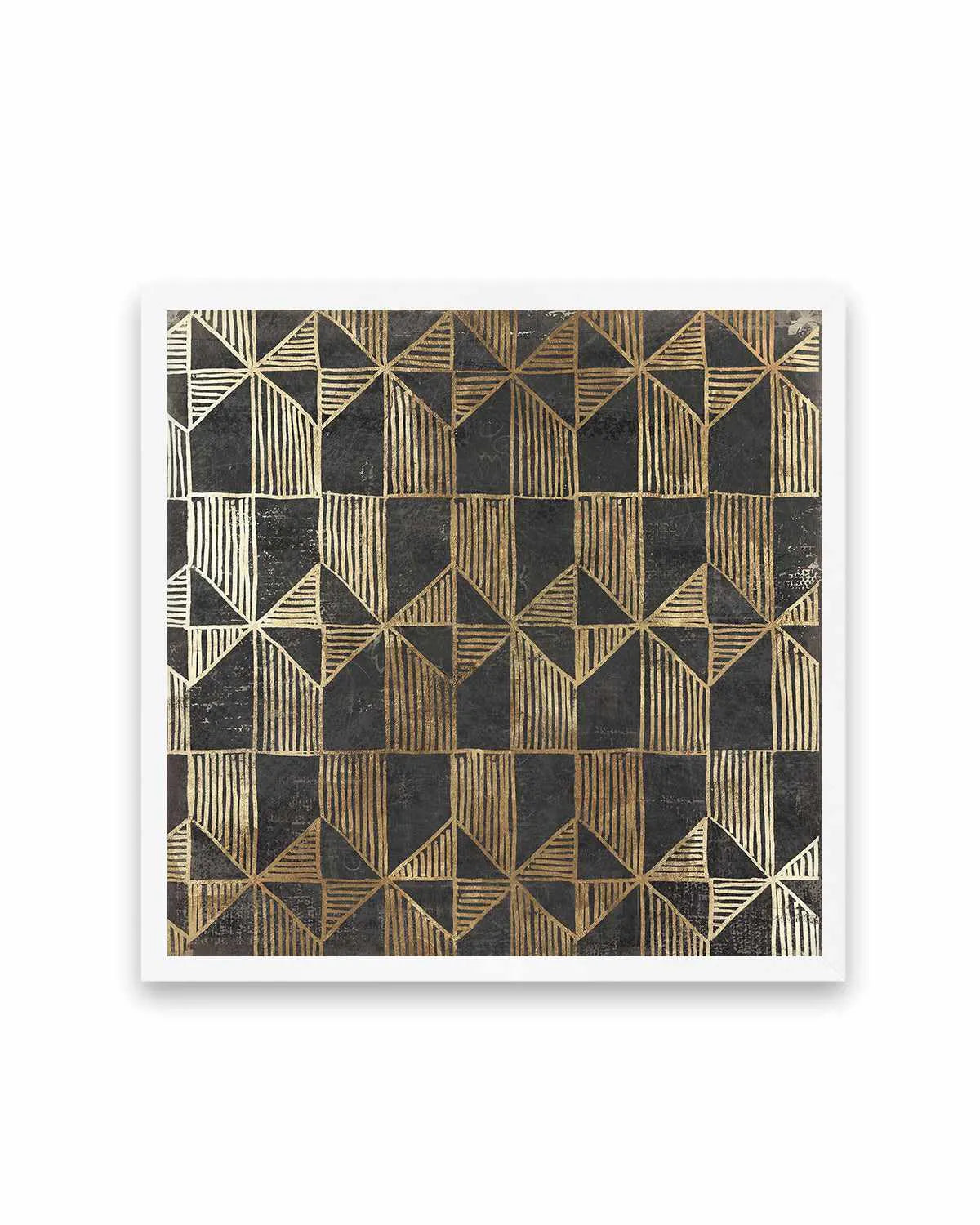 Golden Art Deco I Art Print from Olive et Oriel where you can shop wallpaper and artworks online