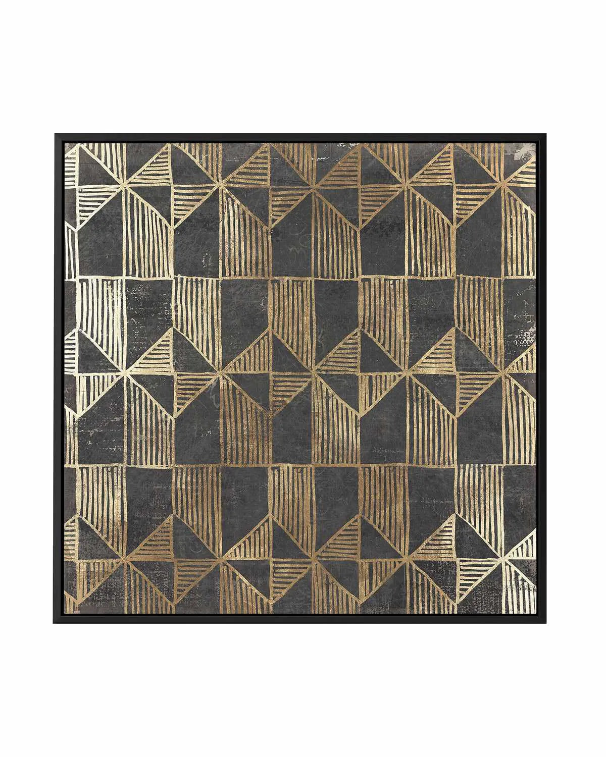 Golden Art Deco I | Framed Canvas Art Print from Olive et Oriel where you can shop wallpaper and artworks online