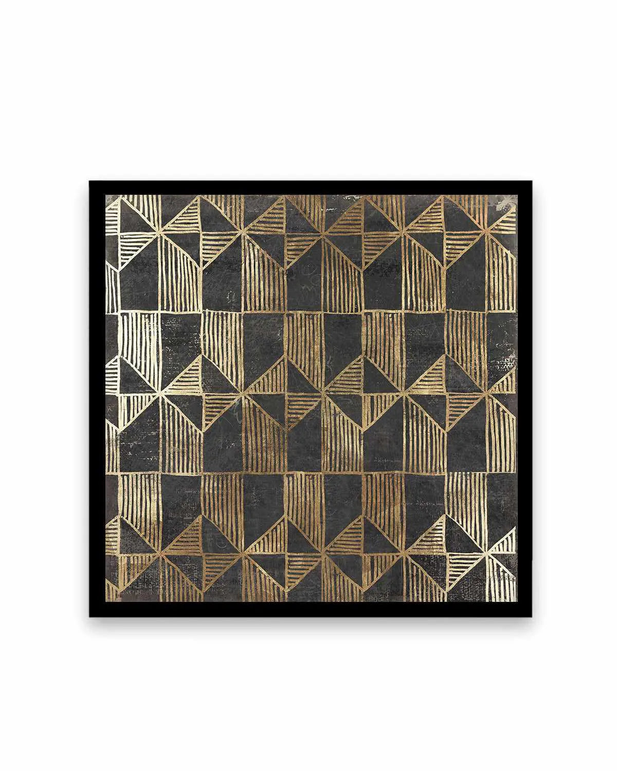 Golden Art Deco I Art Print from Olive et Oriel where you can shop wallpaper and artworks online