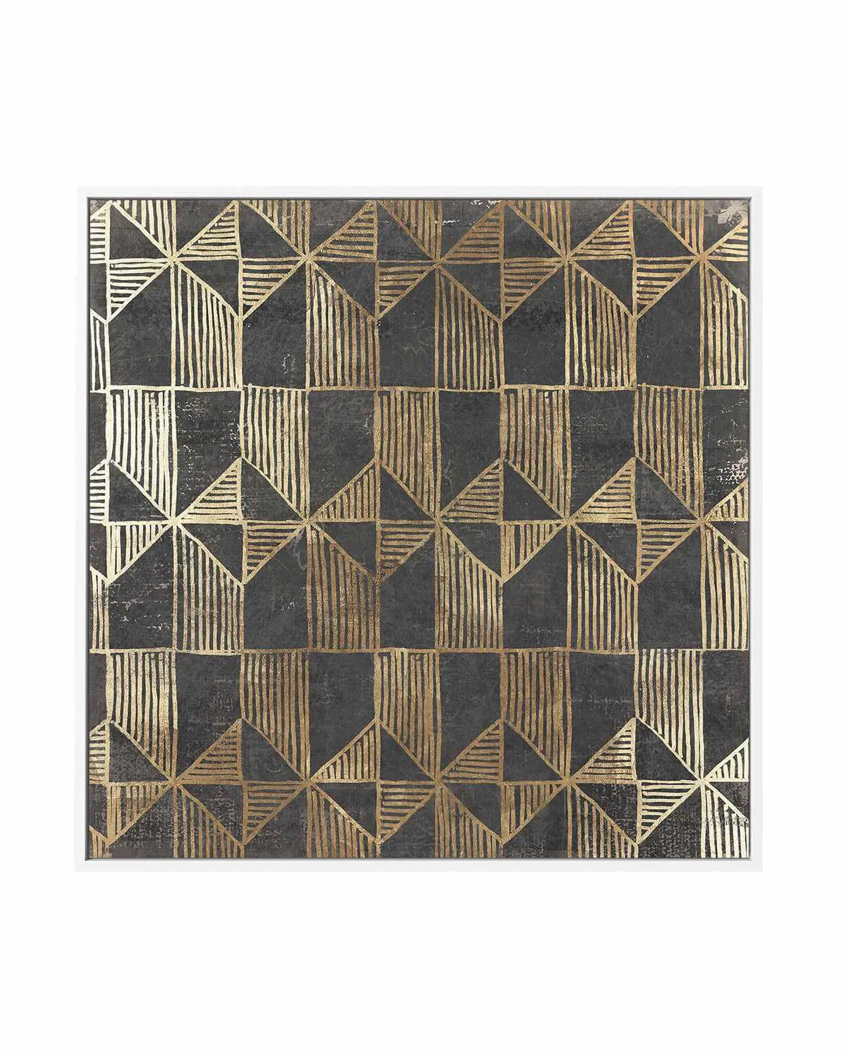 Golden Art Deco I | Framed Canvas Art Print from Olive et Oriel where you can shop wallpaper and artworks online
