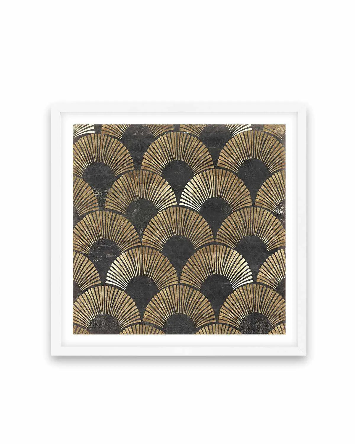Golden Art Deco II Art Print from Olive et Oriel where you can shop wallpaper and artworks online