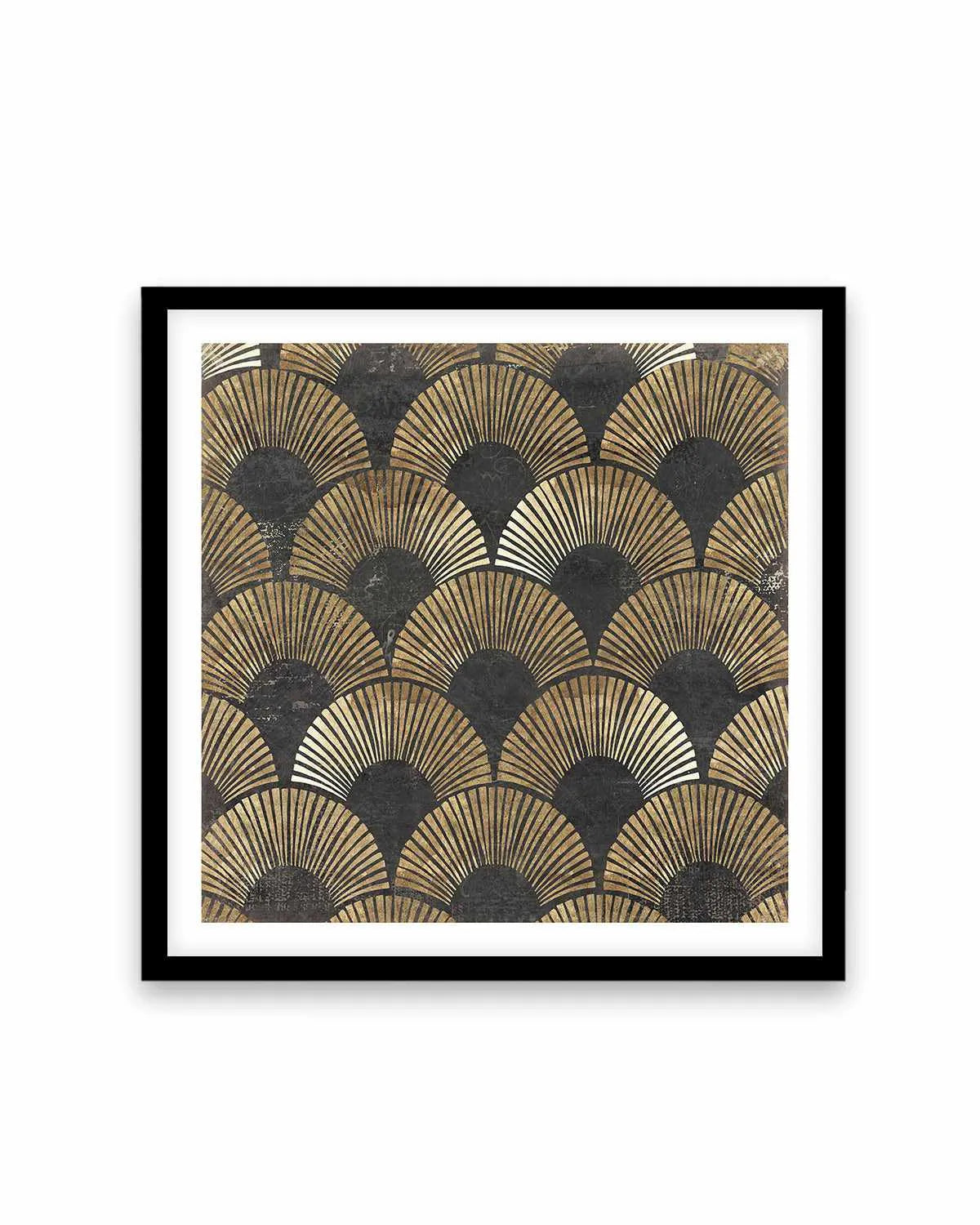 Golden Art Deco II Art Print from Olive et Oriel where you can shop wallpaper and artworks online