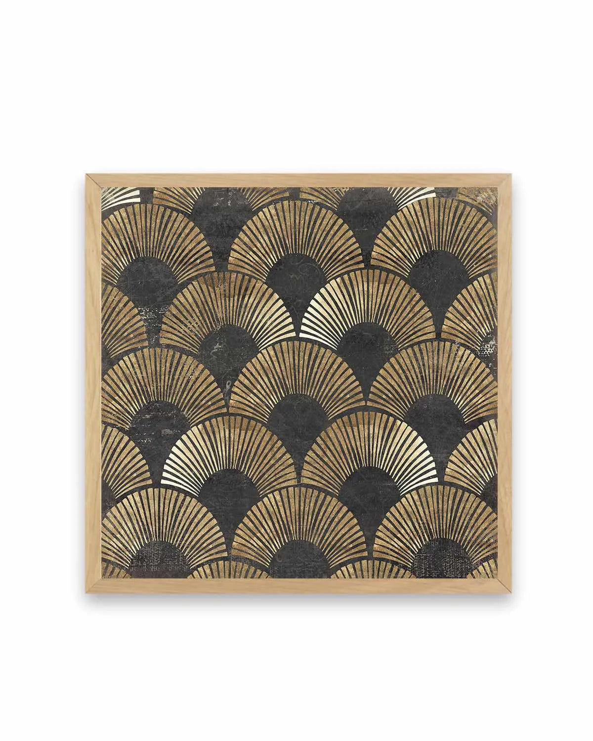 Golden Art Deco II Art Print from Olive et Oriel where you can shop wallpaper and artworks online