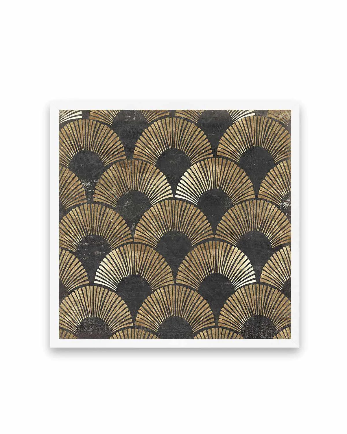 Golden Art Deco II Art Print from Olive et Oriel where you can shop wallpaper and artworks online