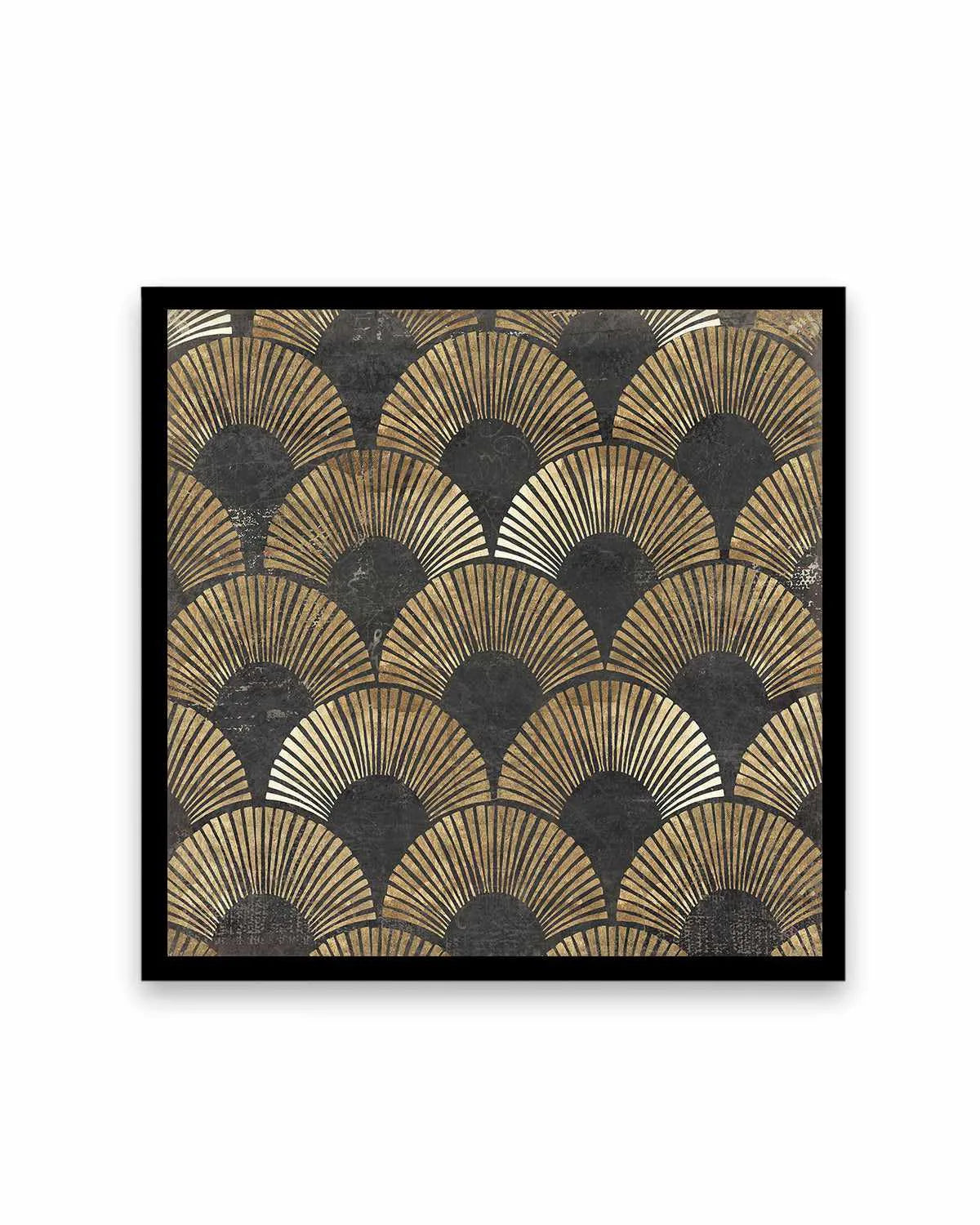 Golden Art Deco II Art Print from Olive et Oriel where you can shop wallpaper and artworks online