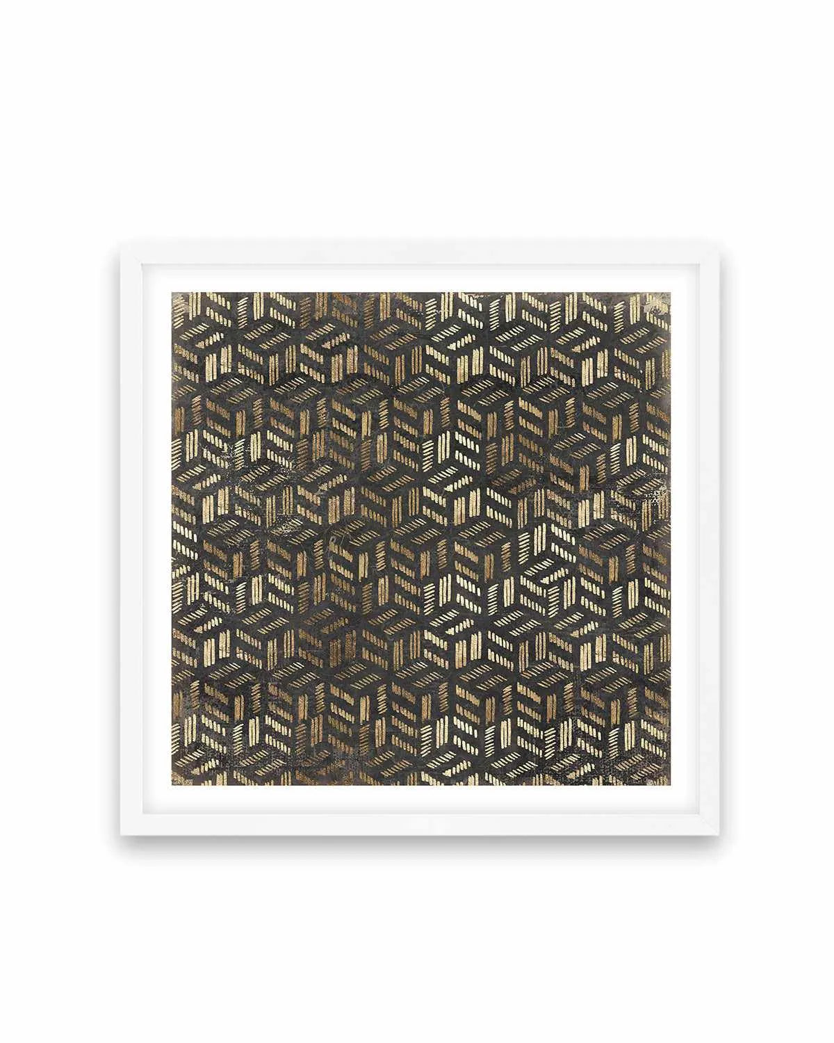 Golden Art Deco III Art Print from Olive et Oriel where you can shop wallpaper and artworks online