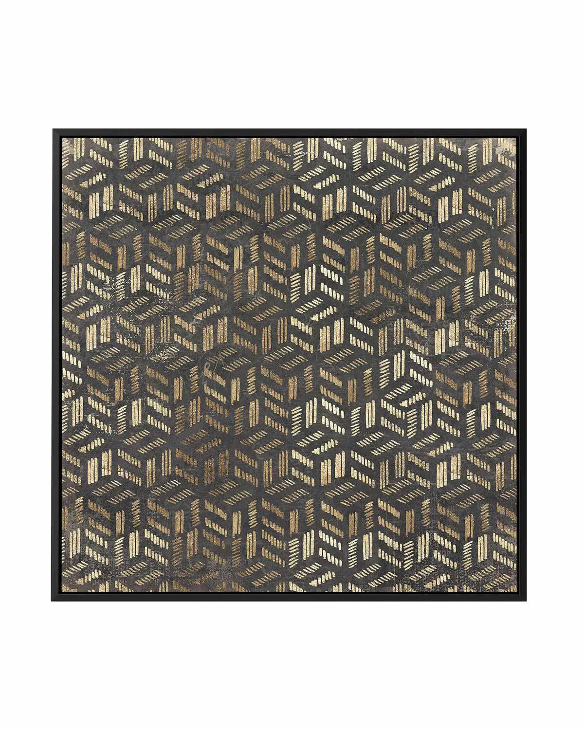 Golden Art Deco III | Framed Canvas Art Print from Olive et Oriel where you can shop wallpaper and artworks online