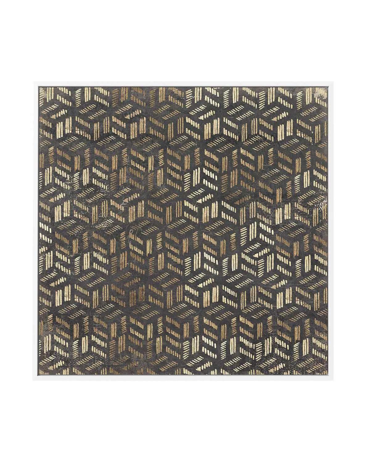 Golden Art Deco III | Framed Canvas Art Print from Olive et Oriel where you can shop wallpaper and artworks online