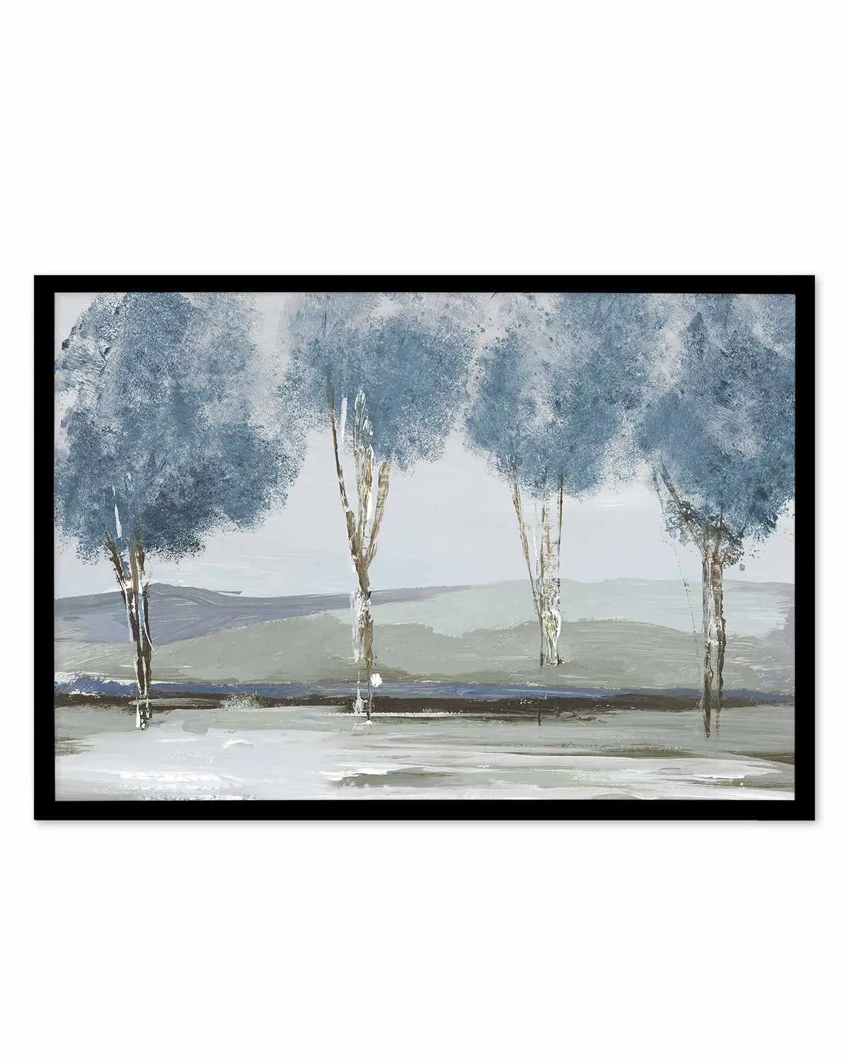 Golden Birch Tree Forest Art Print from Olive et Oriel where you can shop wallpaper and artworks online