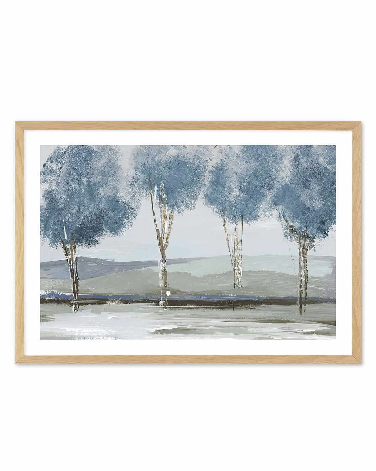 Golden Birch Tree Forest Art Print from Olive et Oriel where you can shop wallpaper and artworks online