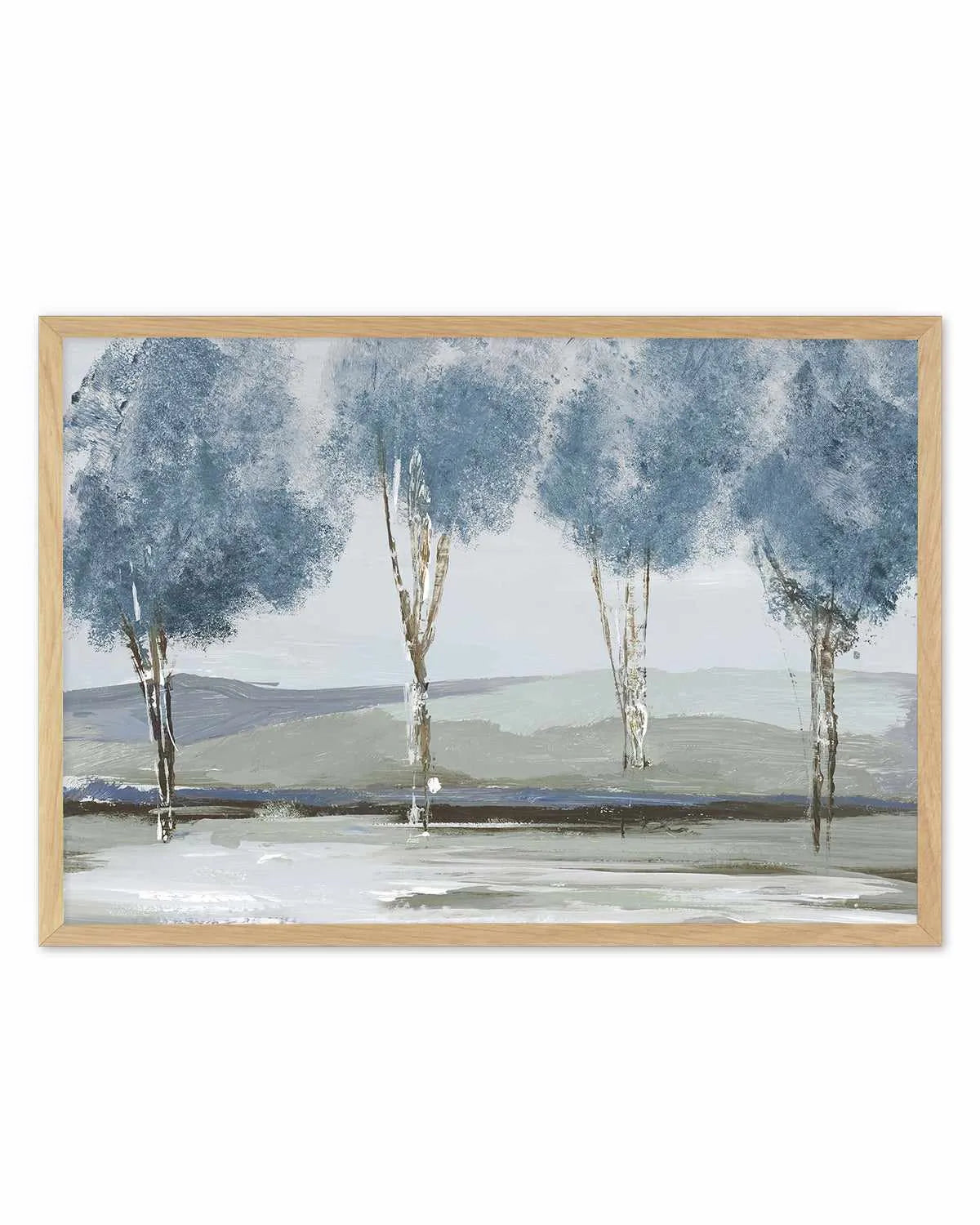 Golden Birch Tree Forest Art Print from Olive et Oriel where you can shop wallpaper and artworks online