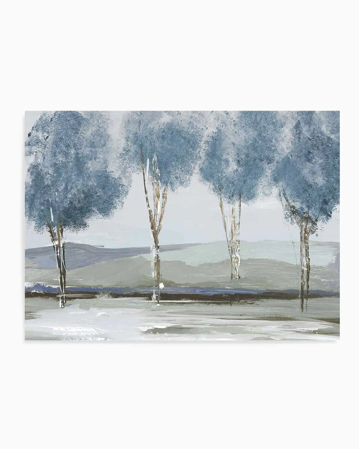 Golden Birch Tree Forest Art Print from Olive et Oriel where you can shop wallpaper and artworks online