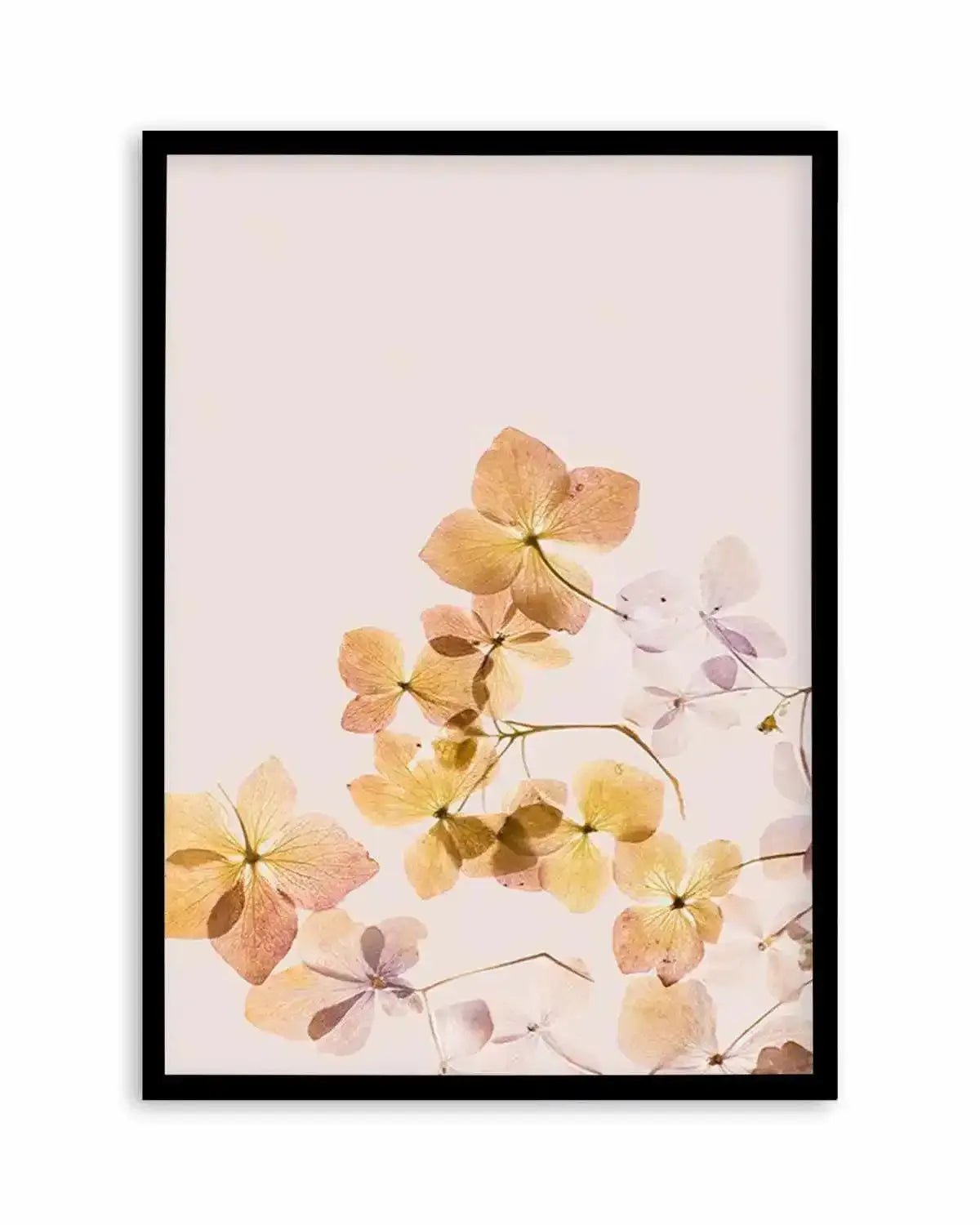 Golden Botanica | Left Art Print from Olive et Oriel where you can shop wallpaper and artworks online