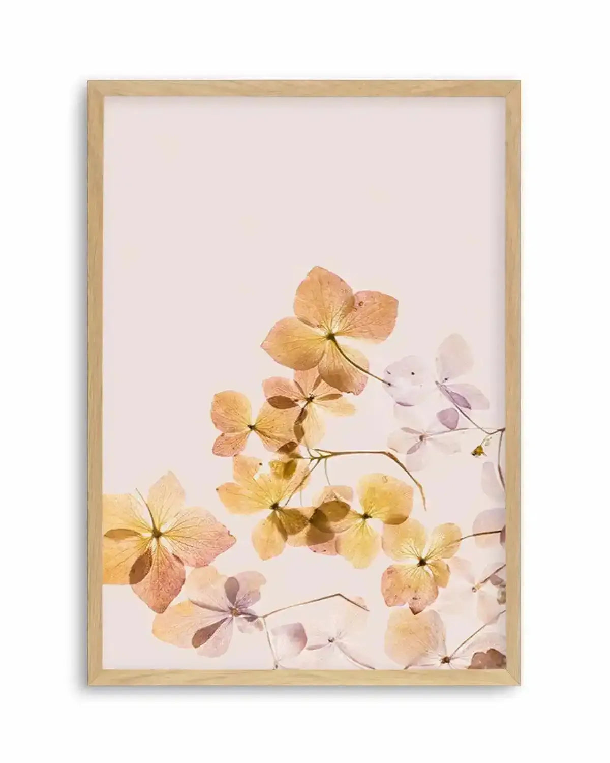 Golden Botanica | Left Art Print from Olive et Oriel where you can shop wallpaper and artworks online