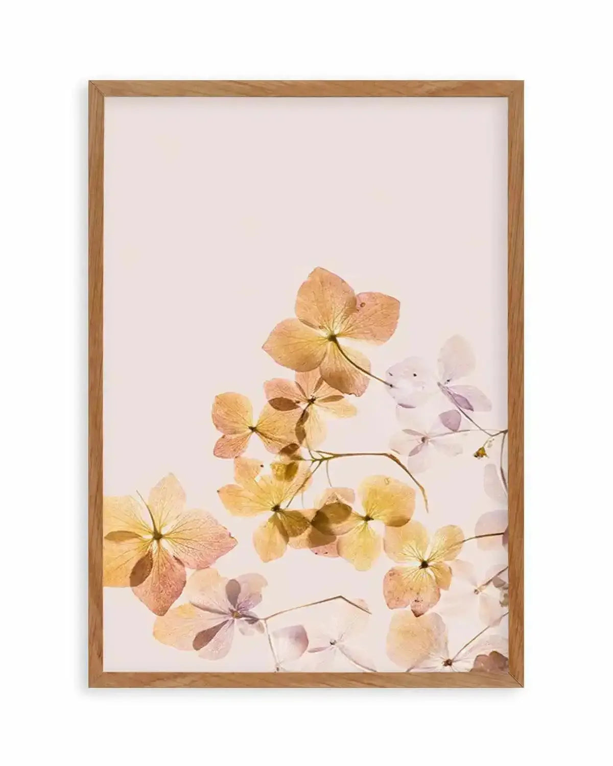 Golden Botanica | Left Art Print from Olive et Oriel where you can shop wallpaper and artworks online