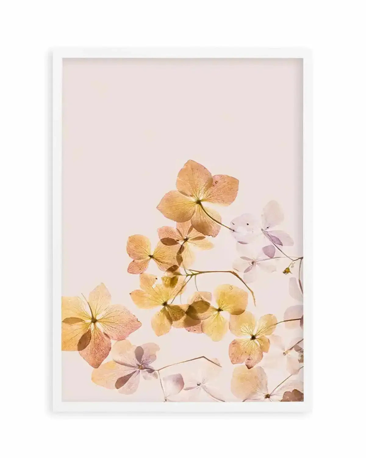 Golden Botanica | Left Art Print from Olive et Oriel where you can shop wallpaper and artworks online