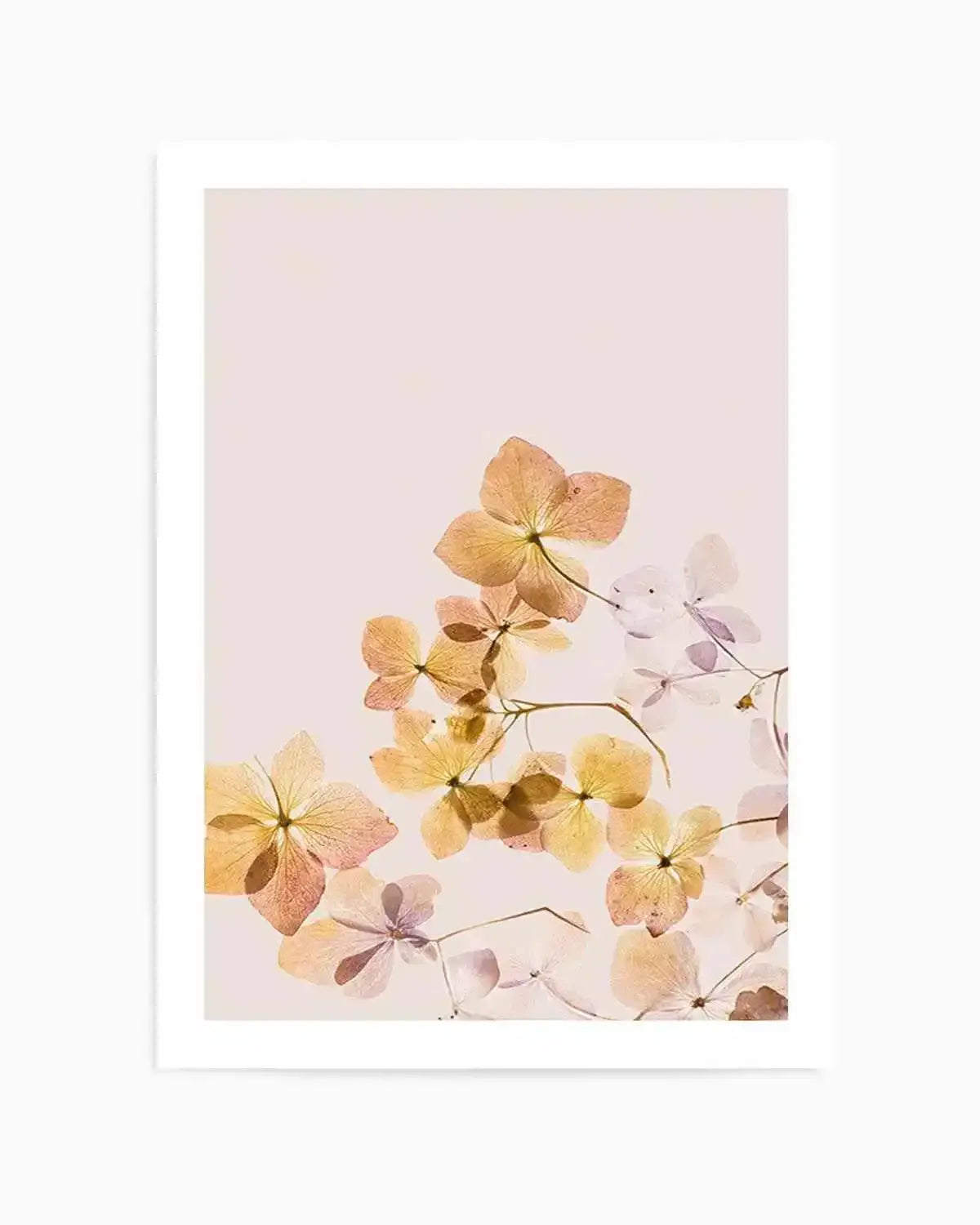 Golden Botanica | Left Art Print from Olive et Oriel where you can shop wallpaper and artworks online