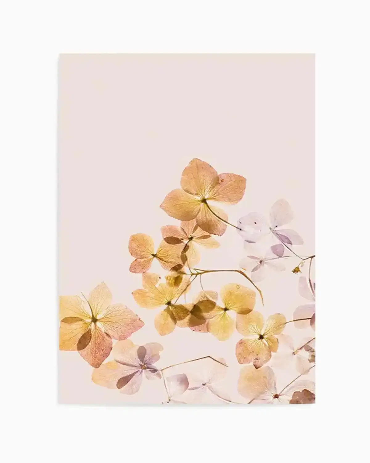 Golden Botanica | Left Art Print from Olive et Oriel where you can shop wallpaper and artworks online