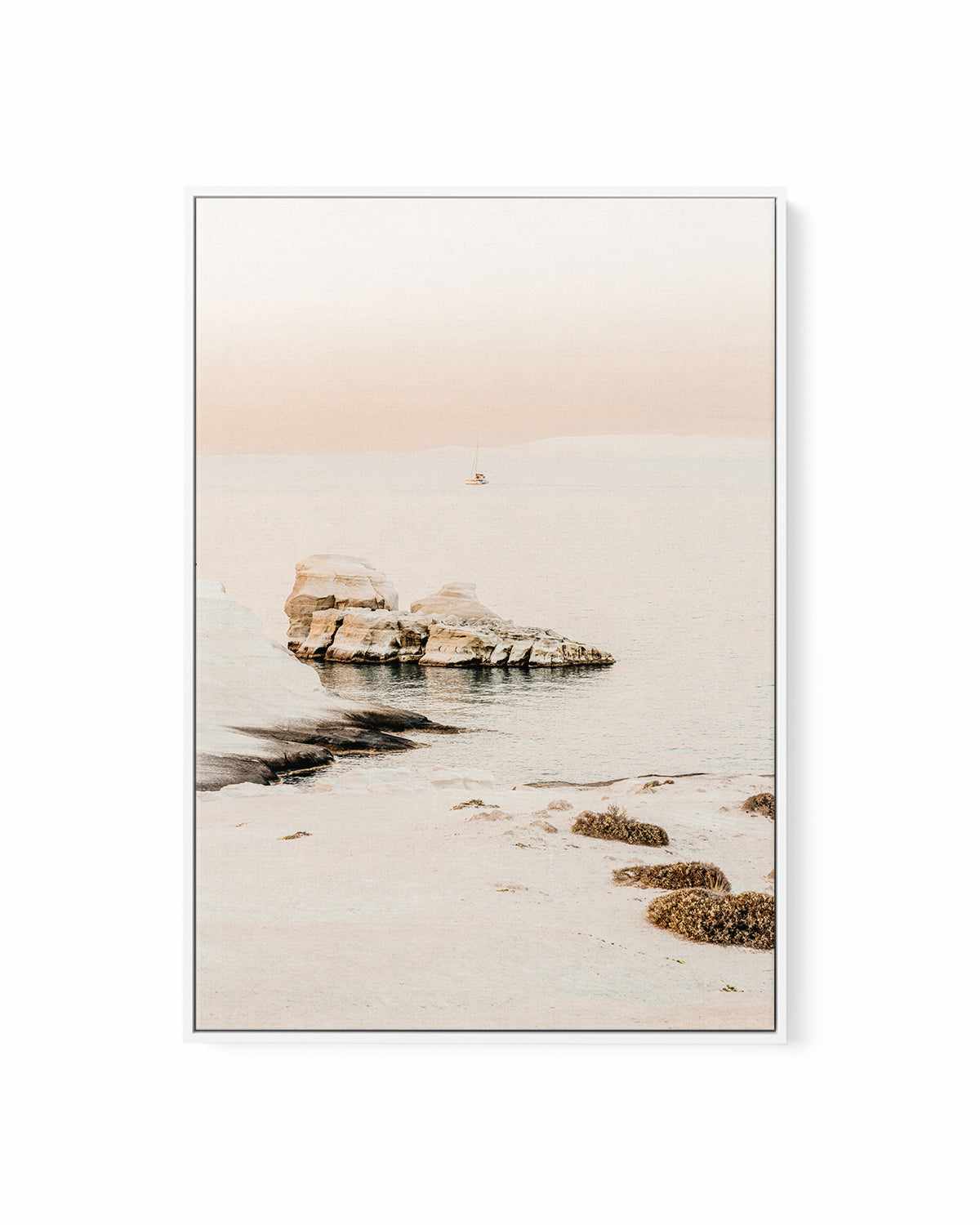 Golden Days, Milos | Framed Canvas Art Print