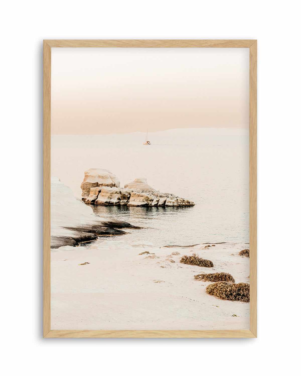 Golden Days, Milos Art Print