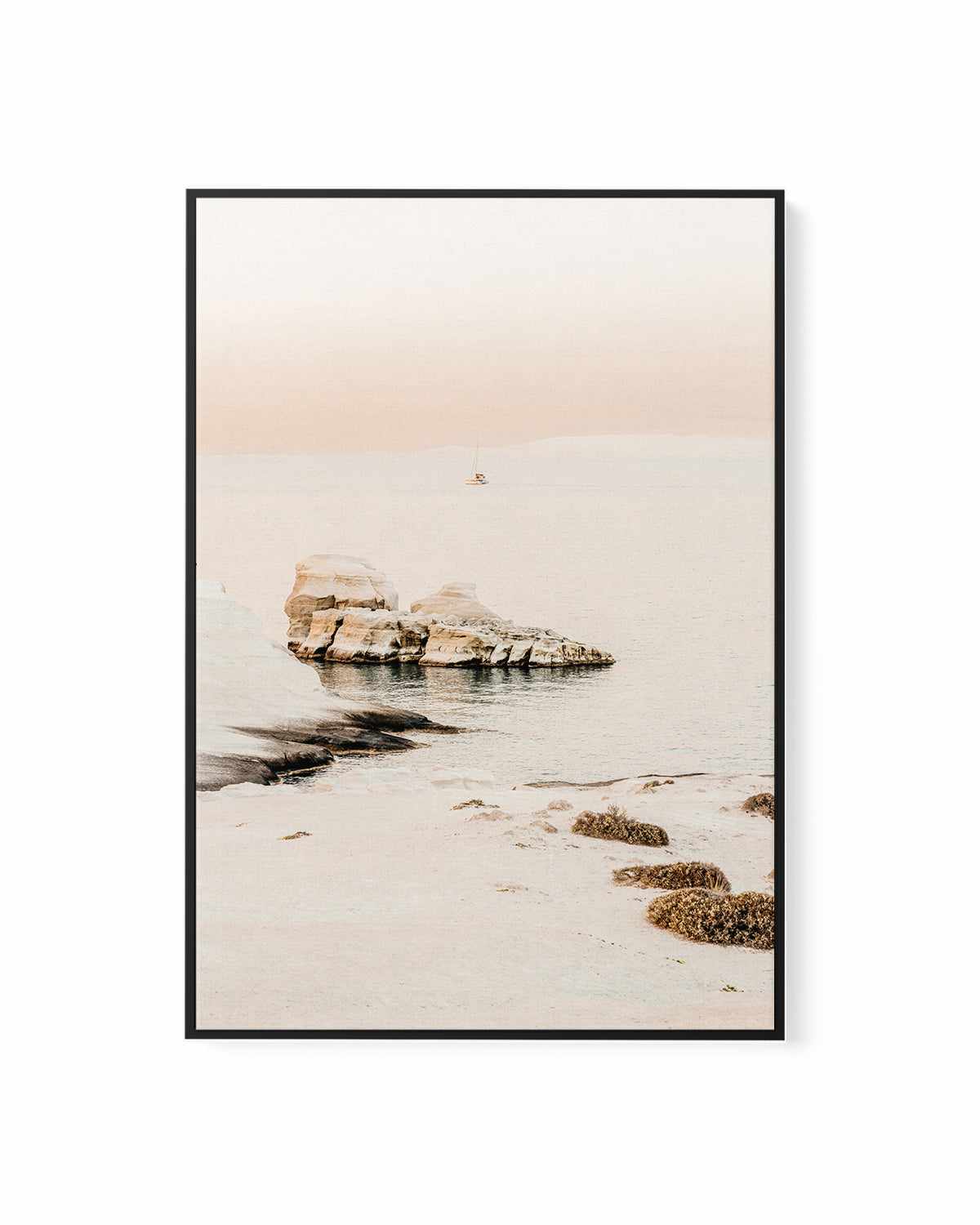 Golden Days, Milos | Framed Canvas Art Print