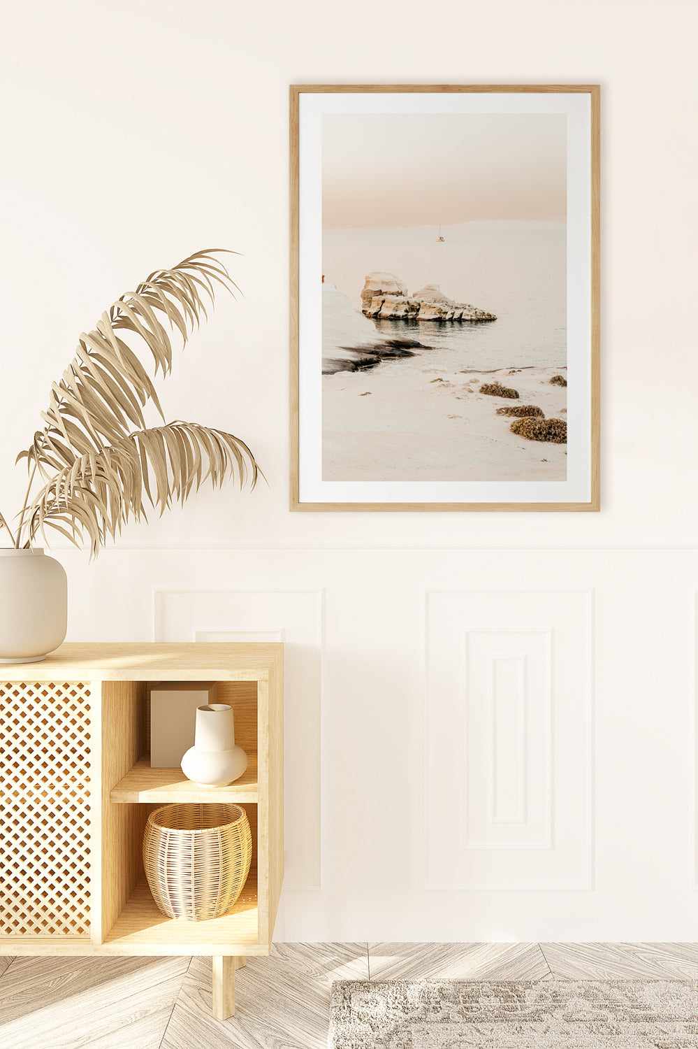 Golden Days, Milos Art Print