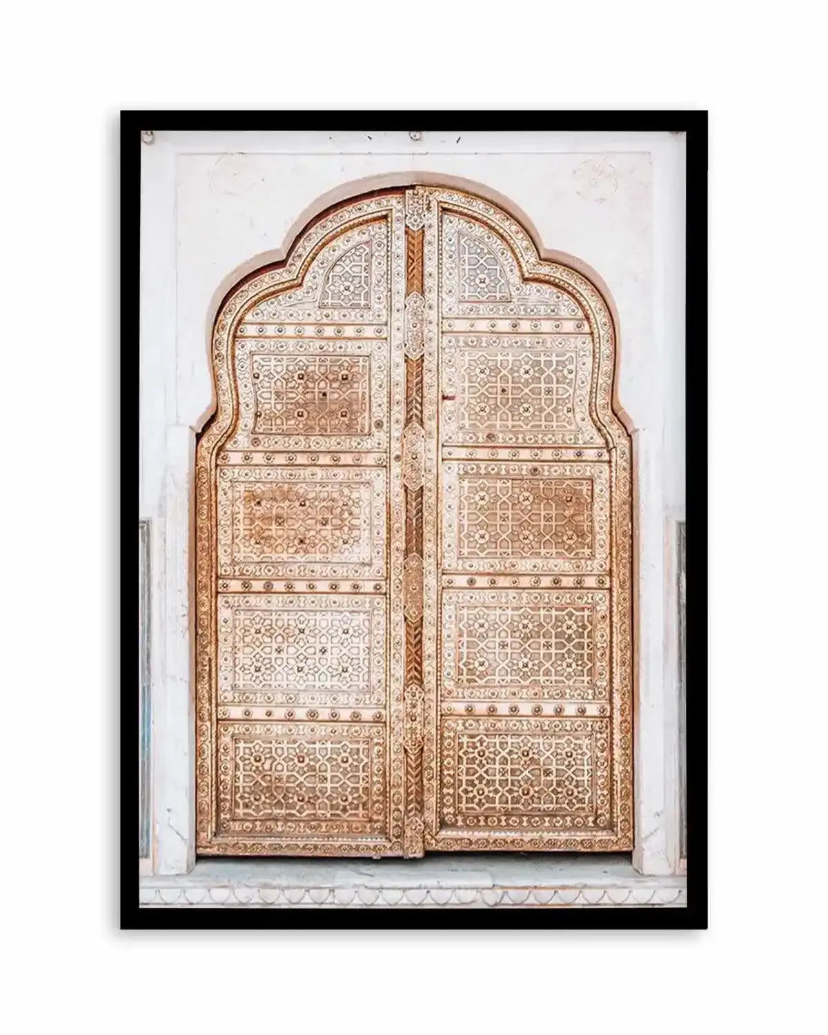 Golden Doorway | Morocco Art Print from Olive et Oriel where you can shop wallpaper and artworks online