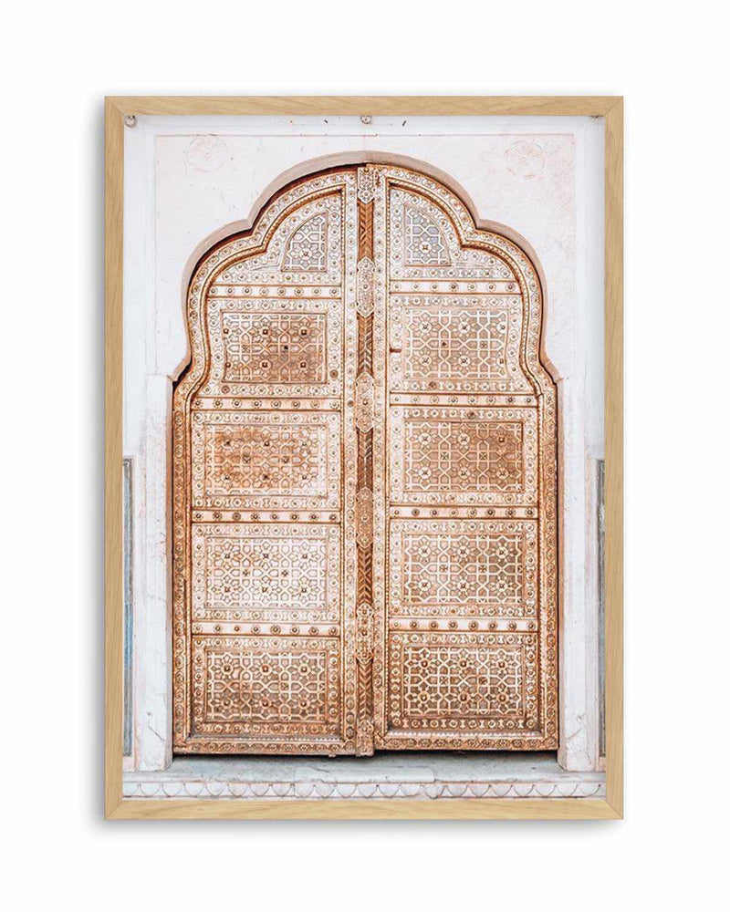 Golden Doorway | Morocco Art Print