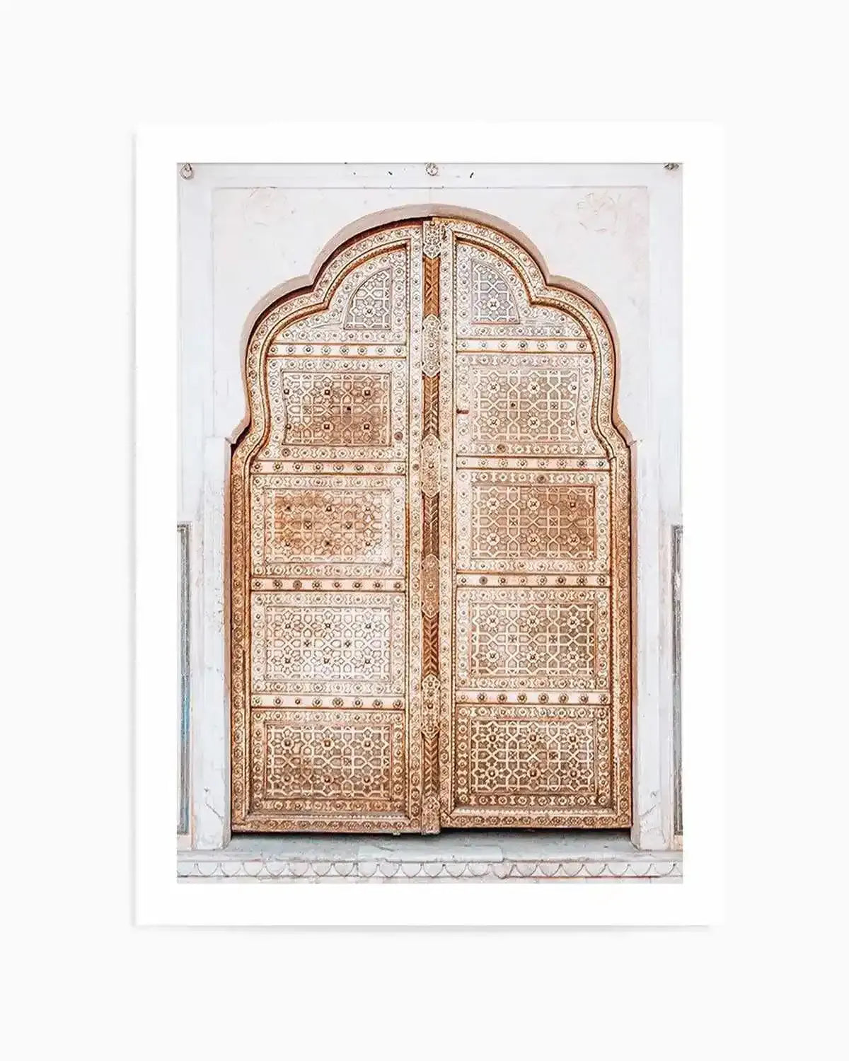 Golden Doorway | Morocco Art Print from Olive et Oriel where you can shop wallpaper and artworks online
