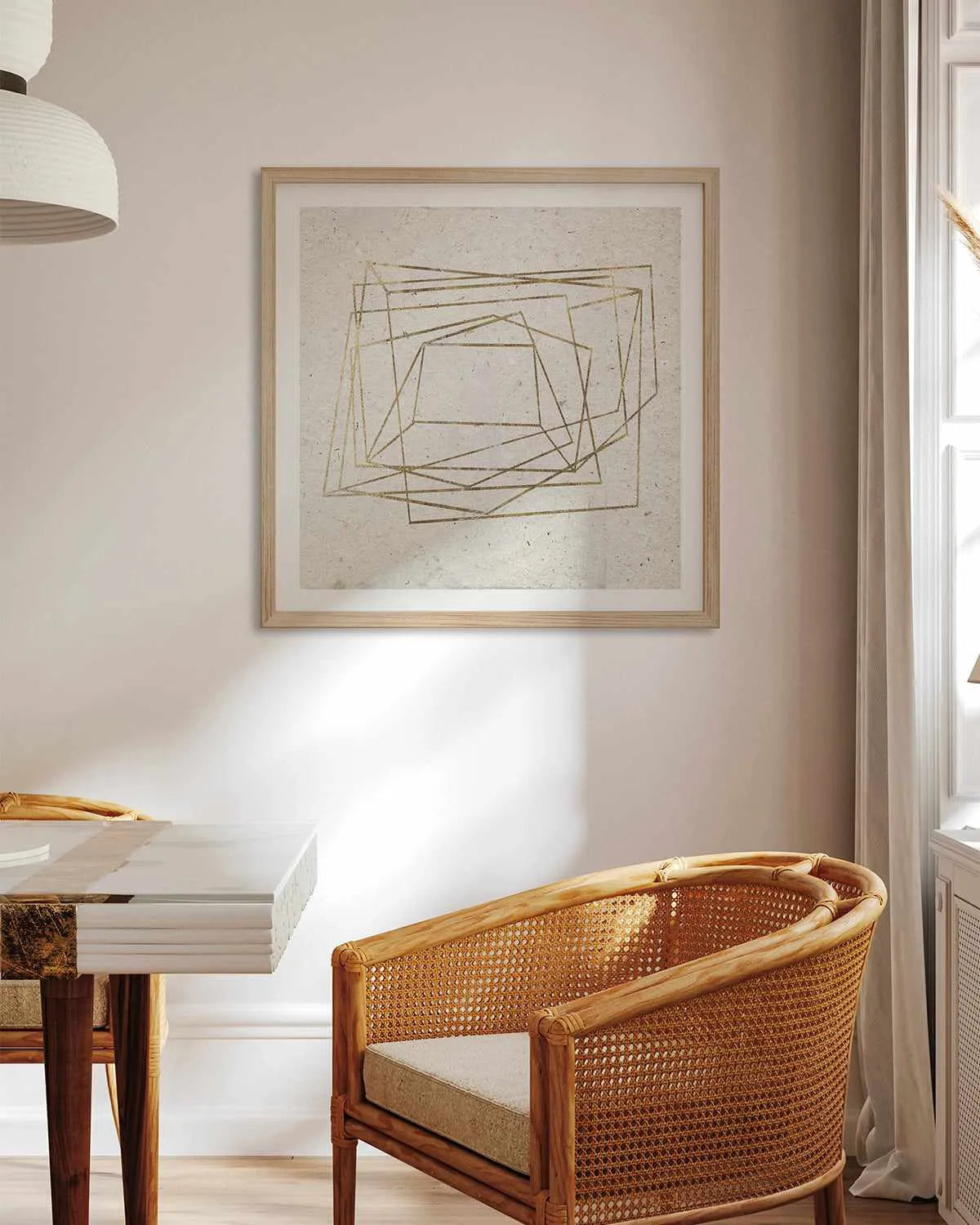 Golden Embrace I Art Print from Olive et Oriel where you can shop wallpaper and artworks online