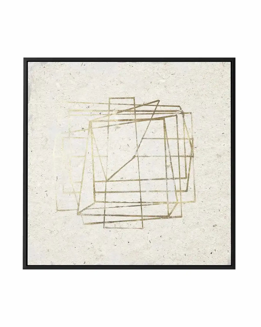 Golden Embrace II | Framed Canvas Art Print from Olive et Oriel where you can shop wallpaper and artworks online