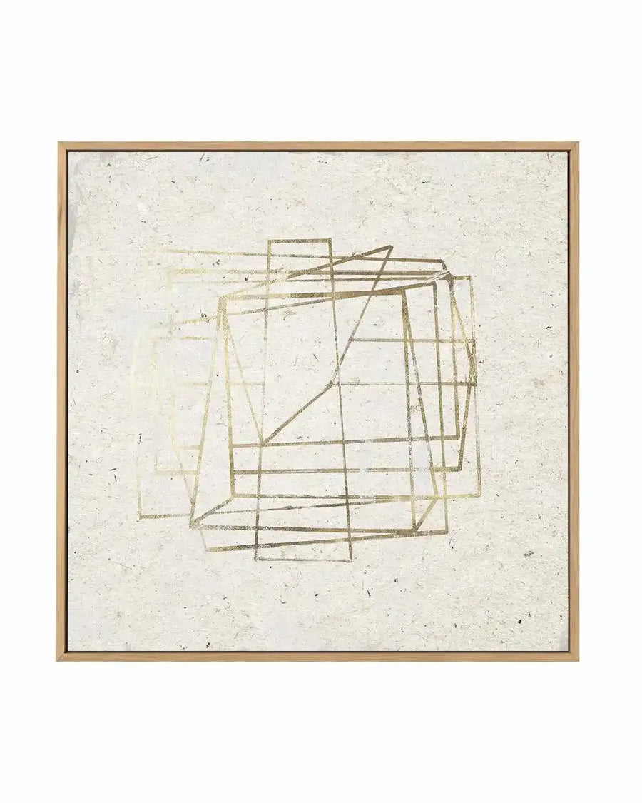 Golden Embrace II | Framed Canvas Art Print from Olive et Oriel where you can shop wallpaper and artworks online