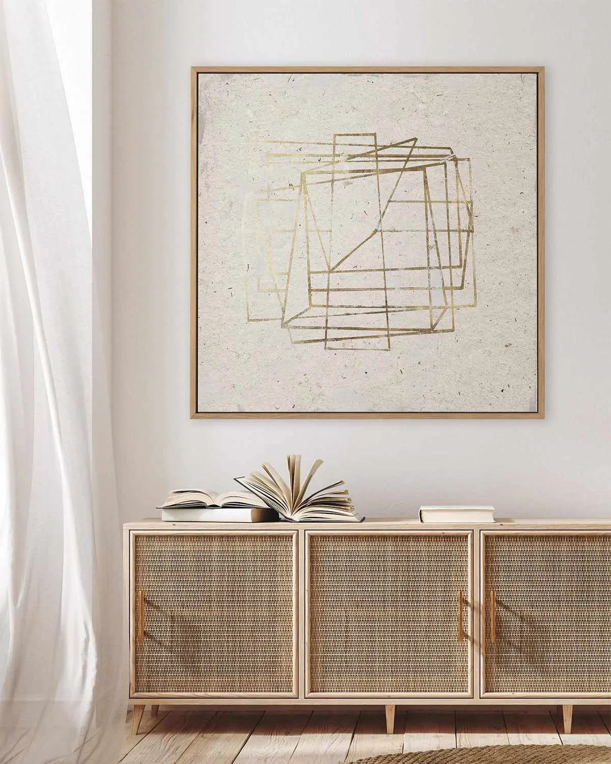 Golden Embrace II | Framed Canvas Art Print from Olive et Oriel where you can shop wallpaper and artworks online