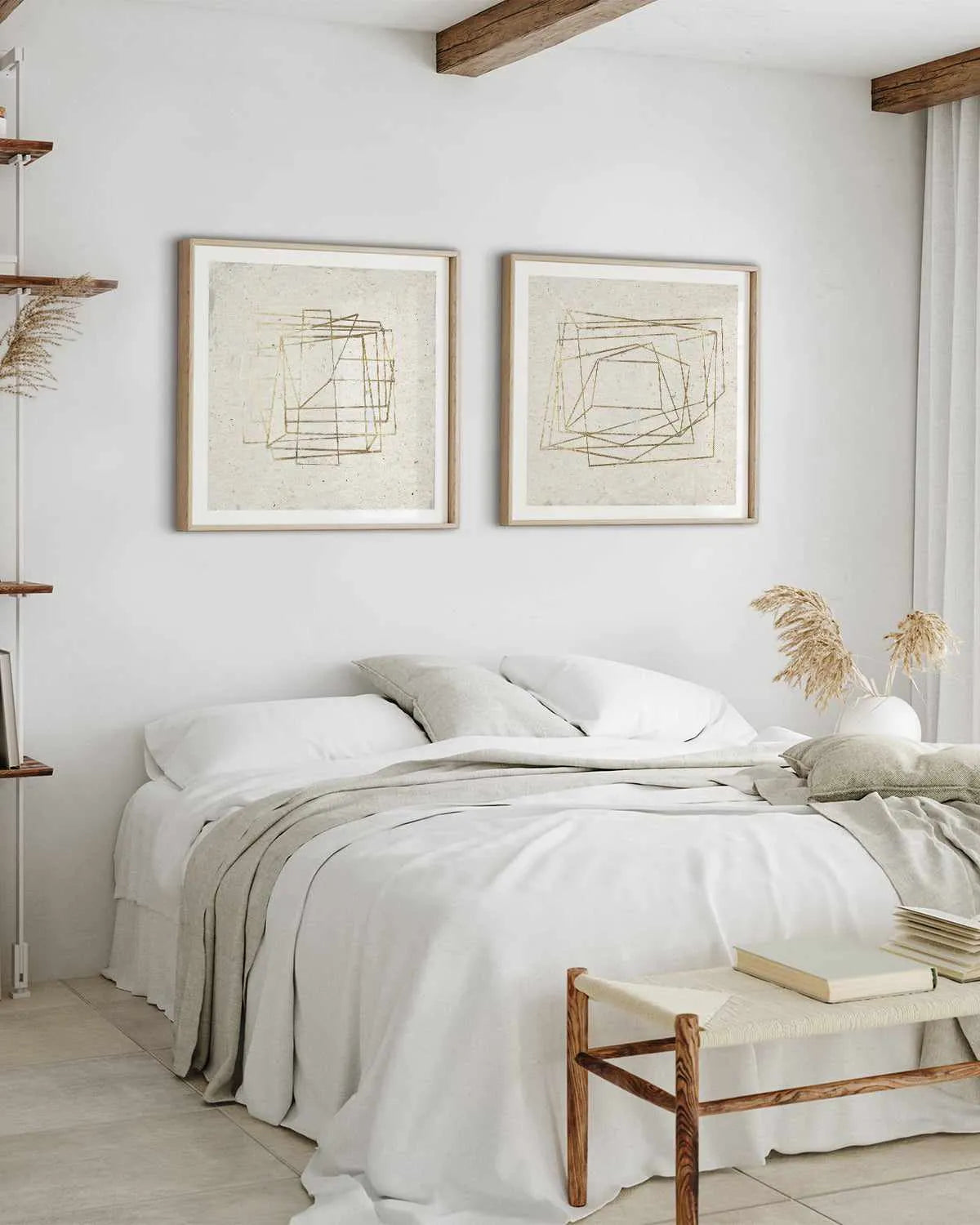 Golden Embrace I Art Print from Olive et Oriel where you can shop wallpaper and artworks online