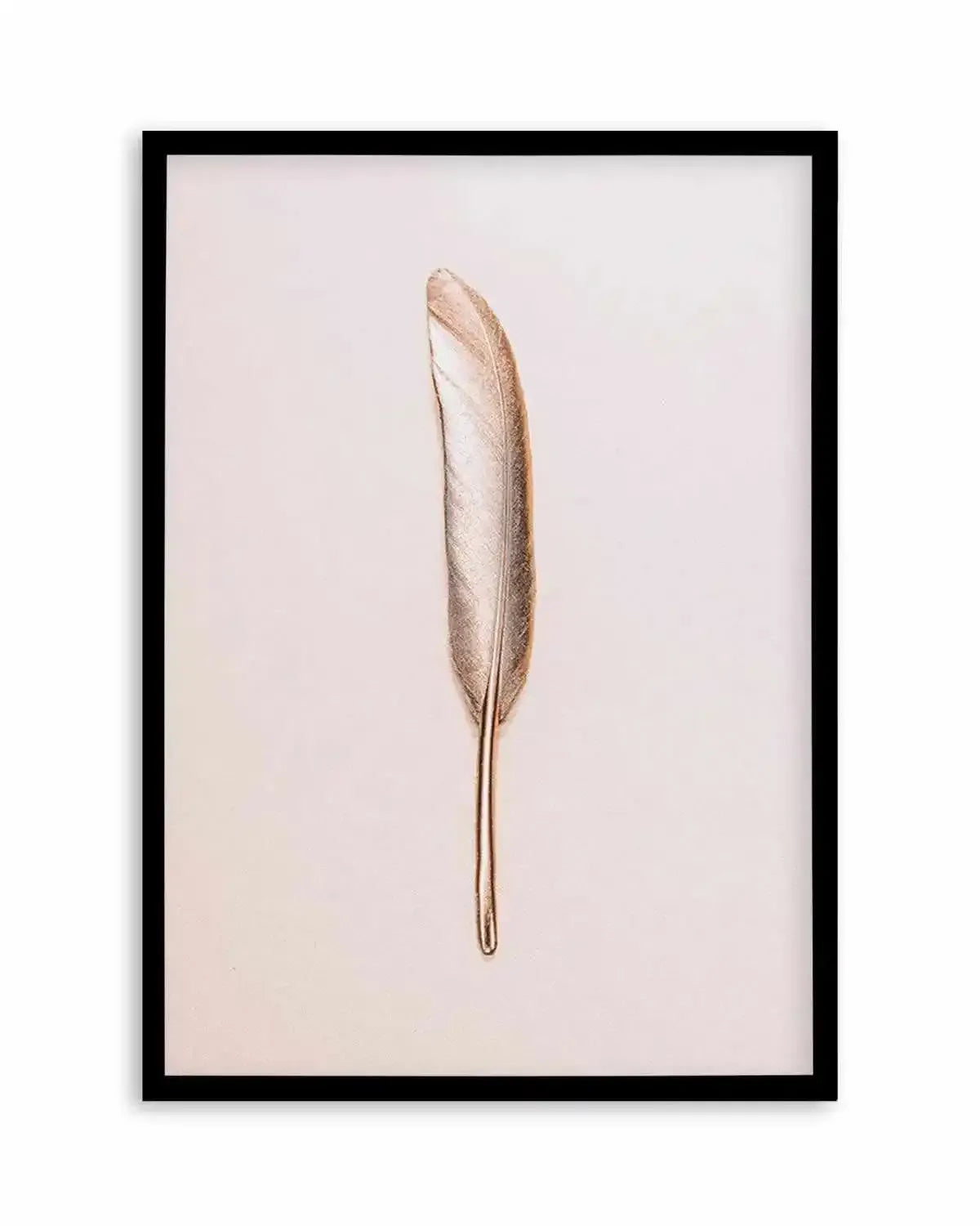 Golden Feather Art Print from Olive et Oriel where you can shop wallpaper and artworks online