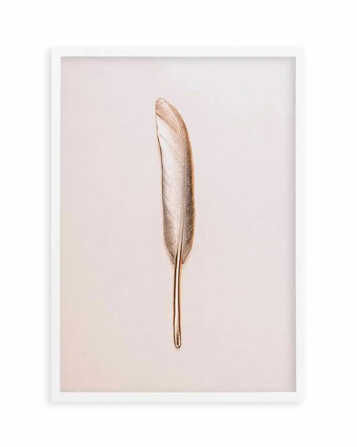 Golden Feather Art Print from Olive et Oriel where you can shop wallpaper and artworks online