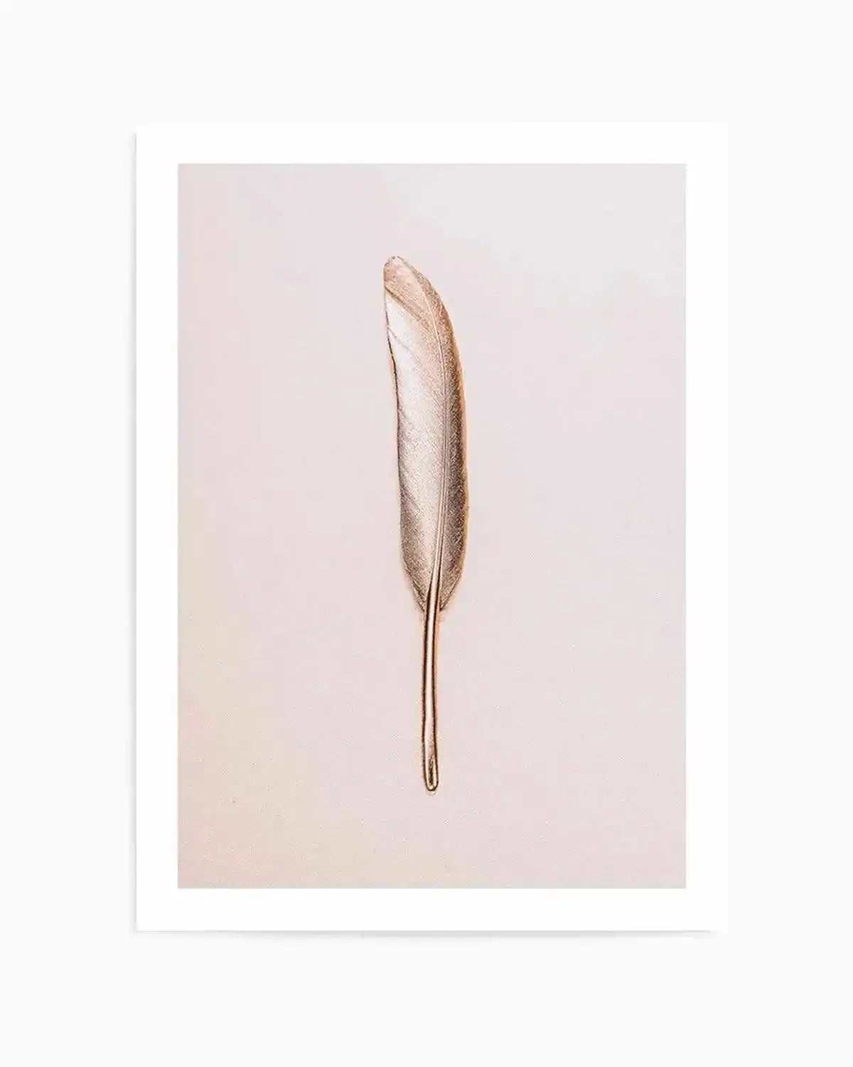 Golden Feather Art Print from Olive et Oriel where you can shop wallpaper and artworks online