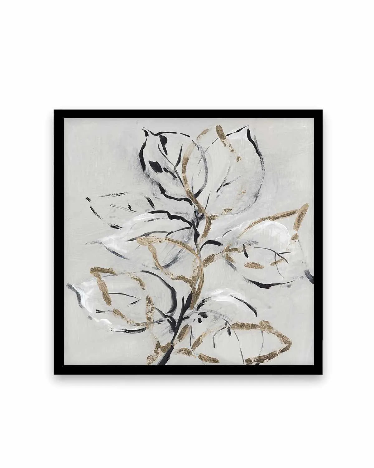 Golden Floral II Art Print from Olive et Oriel where you can shop wallpaper and artworks online
